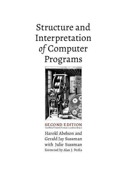 Structure And Interpretation Of Computer Programs